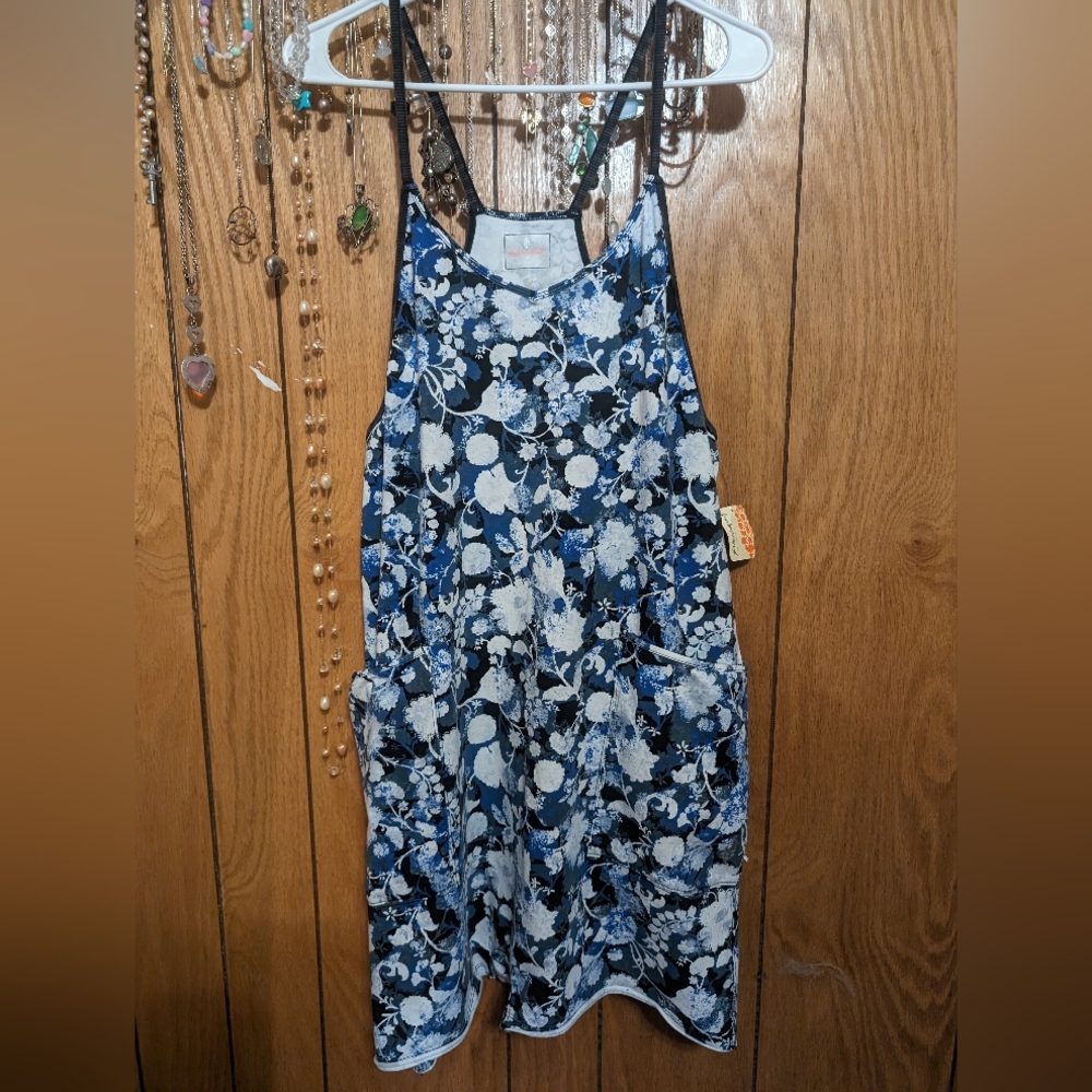 Medium NWT Free People Floral Combo Romper